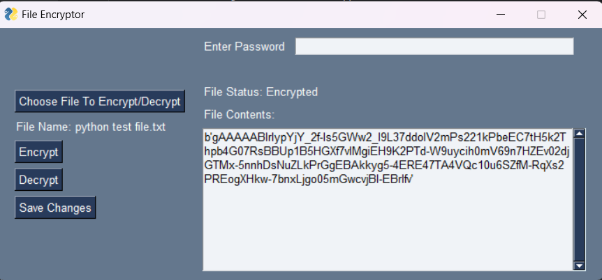 Python File Encryptor Pic